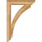 Ekena Millwork Thorton Slat Rough Sawn Bracket w/ Offset Brace, Western Red Cedar, 6"W x 26"D x 38"H BKT0604X26X38THR06RWR - alternate 4